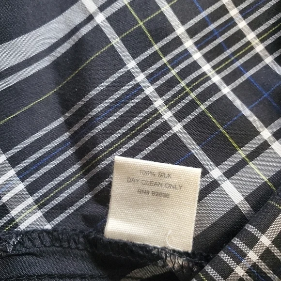 WOMEN'S Fossil Silk Top Shirt Sz M Scoop Neck Ruffle Detail Side Zip - Picture 5 of 12